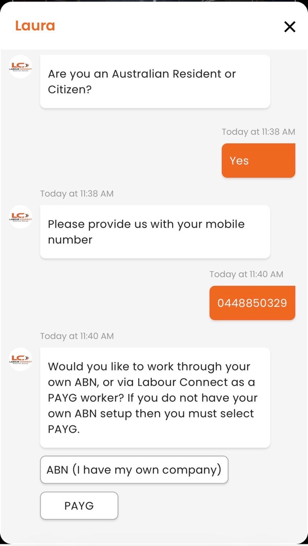 Laura asks: ABN or PAYG